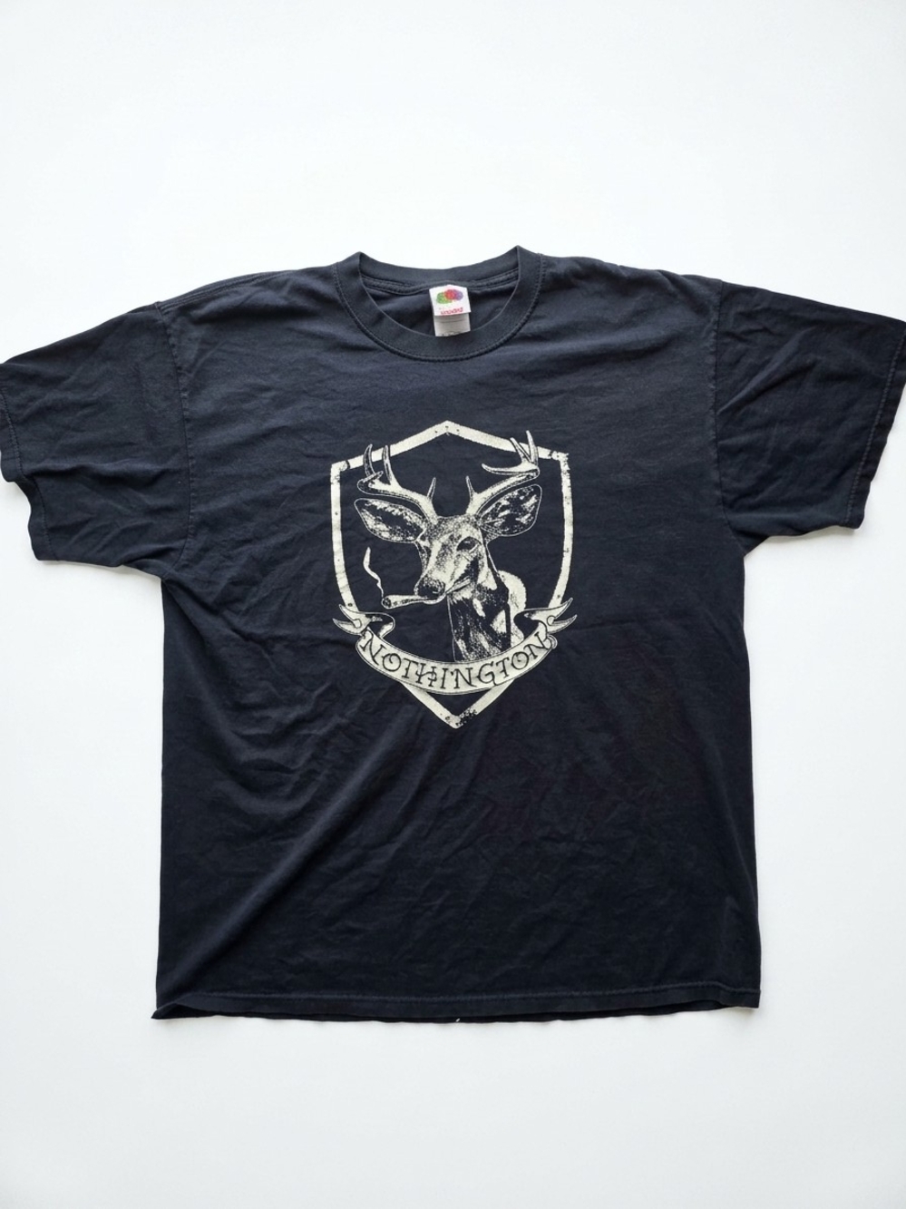 Vintage Nothington Smoking Deer Graphic Band Tee